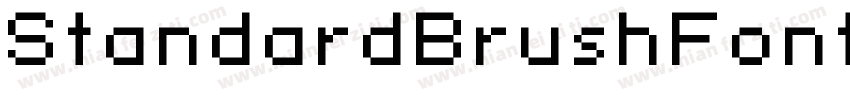 StandardBrushFont54 Bold字体转换